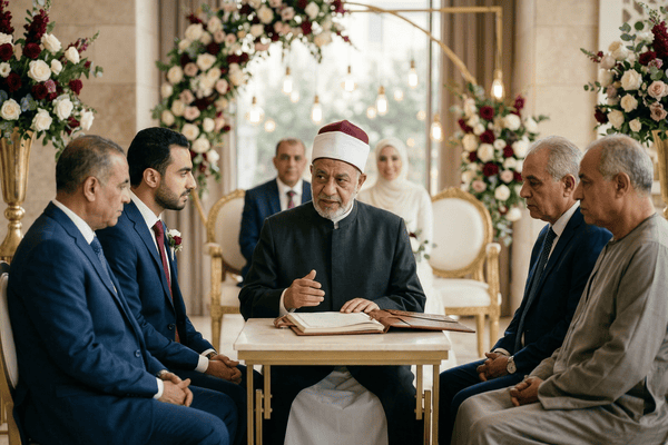 اتصل بالماذون الشرعي ووثق عقدك صح بالعوايد